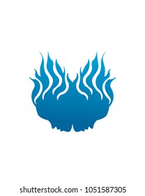 beauty face logo template