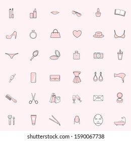 Beauty and Fashion collection icon.
