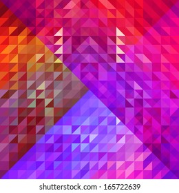 Beauty and Fashion concept abstract geometric shapes background, cover design