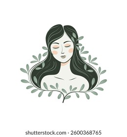 Beauty fashion girl lips design illustration