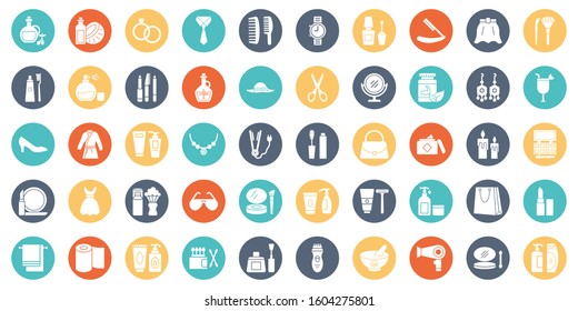 
Beauty and Fashion Isolated Vector icons set every single icon can be easily modified or edited

