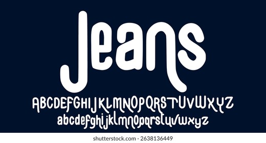 beauty fashion jeans for lettering