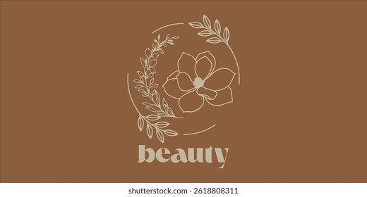 Beauty Fashion logo and brand for cosmetic company and beauty care	