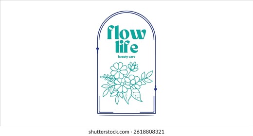 Beauty Fashion logo and brand for cosmetic company and beauty care	