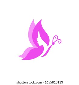 Beauty fashion logo concept icon template