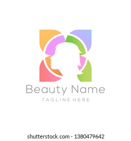 Beauty and fashion logo design and icon suitable for you business, company and personal branding