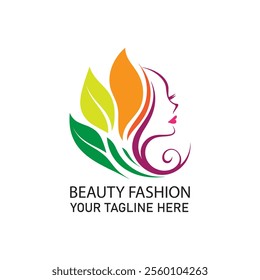 Beauty Fashion Logo Design Template,