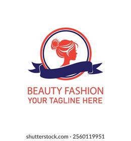 Beauty Fashion Logo Design Template,