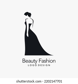 Vector de diseño de logotipo de moda de belleza