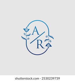 Beauty And Fashion Logo With Letter AR