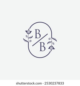 Beauty And Fashion Logo With Letter BB