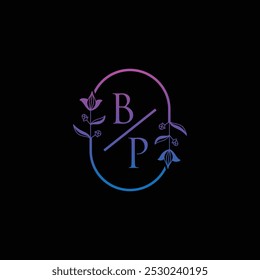 Beauty And Fashion Logo With Letter BP