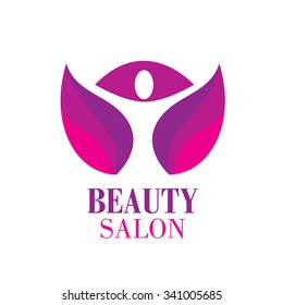 Beauty Female Face Logo Design.Cosmetic salon logo design. Creative Woman Face Vector