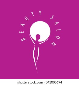 Beauty Female Face Logo Design.Cosmetic salon logo design. Creative Woman Face Vector
