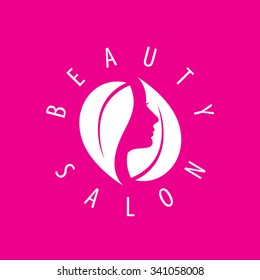 Beauty Female Face Logo Design.Cosmetic salon logo design. Creative Woman Face Vector