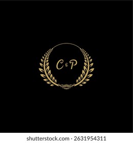 Beleza e vetor feminino logotipo inicial caligrafia logo de floral e botânica inicial com modelo criativo para qualquer empresa ou negócio