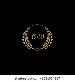 Logotipo inicial de la escritura a mano del logotipo de la belleza y del Vector femenino con la Plantilla creativa para cualquier compañía o negocio