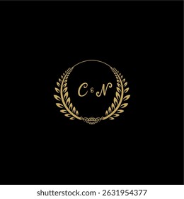 Logotipo inicial de la escritura a mano del logotipo de la belleza y del Vector femenino con la Plantilla creativa para cualquier compañía o negocio