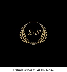 Logotipo inicial de la escritura a mano del logotipo de la belleza y del Vector femenino con la Plantilla creativa para cualquier compañía o negocio