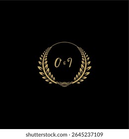 Beleza e vetor feminino logotipo inicial caligrafia logo de floral e botânica inicial com modelo criativo para qualquer empresa ou negócio