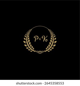 Logotipo inicial de la escritura a mano del logotipo de la belleza y del Vector femenino con la Plantilla creativa para cualquier compañía o negocio