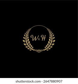 Logotipo inicial de la escritura a mano del logotipo de la belleza y del Vector femenino con la Plantilla creativa para cualquier compañía o negocio