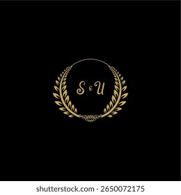 Beleza e vetor feminino logotipo inicial caligrafia logo de floral e botânica inicial com modelo criativo para qualquer empresa ou negócio