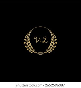 Logotipo inicial de la escritura a mano del logotipo de la belleza y del Vector femenino con la Plantilla creativa para cualquier compañía o negocio