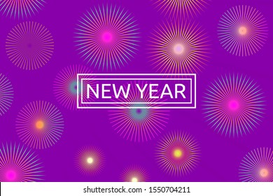 beauty firecracker vector abstract background