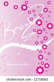 Beauty floral background