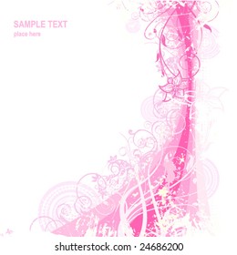 Beauty floral card.