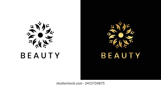 Beauty floral luxury design template.