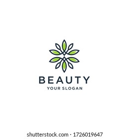 Beauty floral, organic,luxury logo inspiration Premium Vector