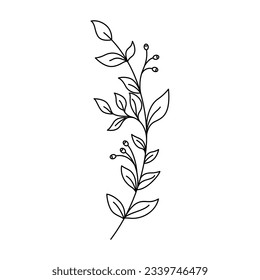 Beauty florist vector icon design template