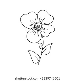 Beauty florist vector icon design template