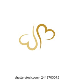 Beauty florist vector icon design template