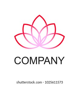 beauty flower icon logo design template