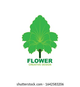 Beauty Flower Logo Design Vector
