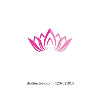 Beauty flower logo illustration