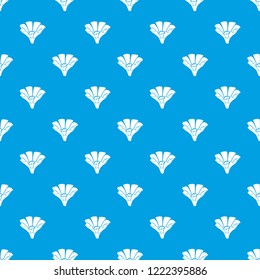 Beauty flower pattern vector seamless blue repeat for any use