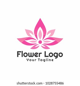 Beauty flowers logo Template Vector