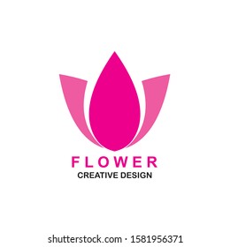 Beauty flowers logo Template Vector
