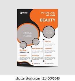 Beauty Flyer Design Template with modern look