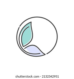Beauty Flying Butterfly Logo with simple minimalist