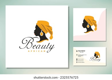 Beauty Girl of Africa logo design