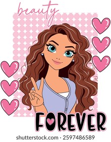 beauty girl forever princess fashion love