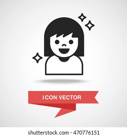 beauty girl icon