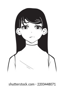 beauty girl isolated icon