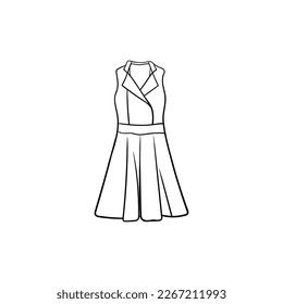 Beauty Gown lineares, einfaches kreatives Design