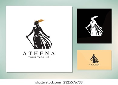 The Beauty Greek Roman Goddess Logo Design